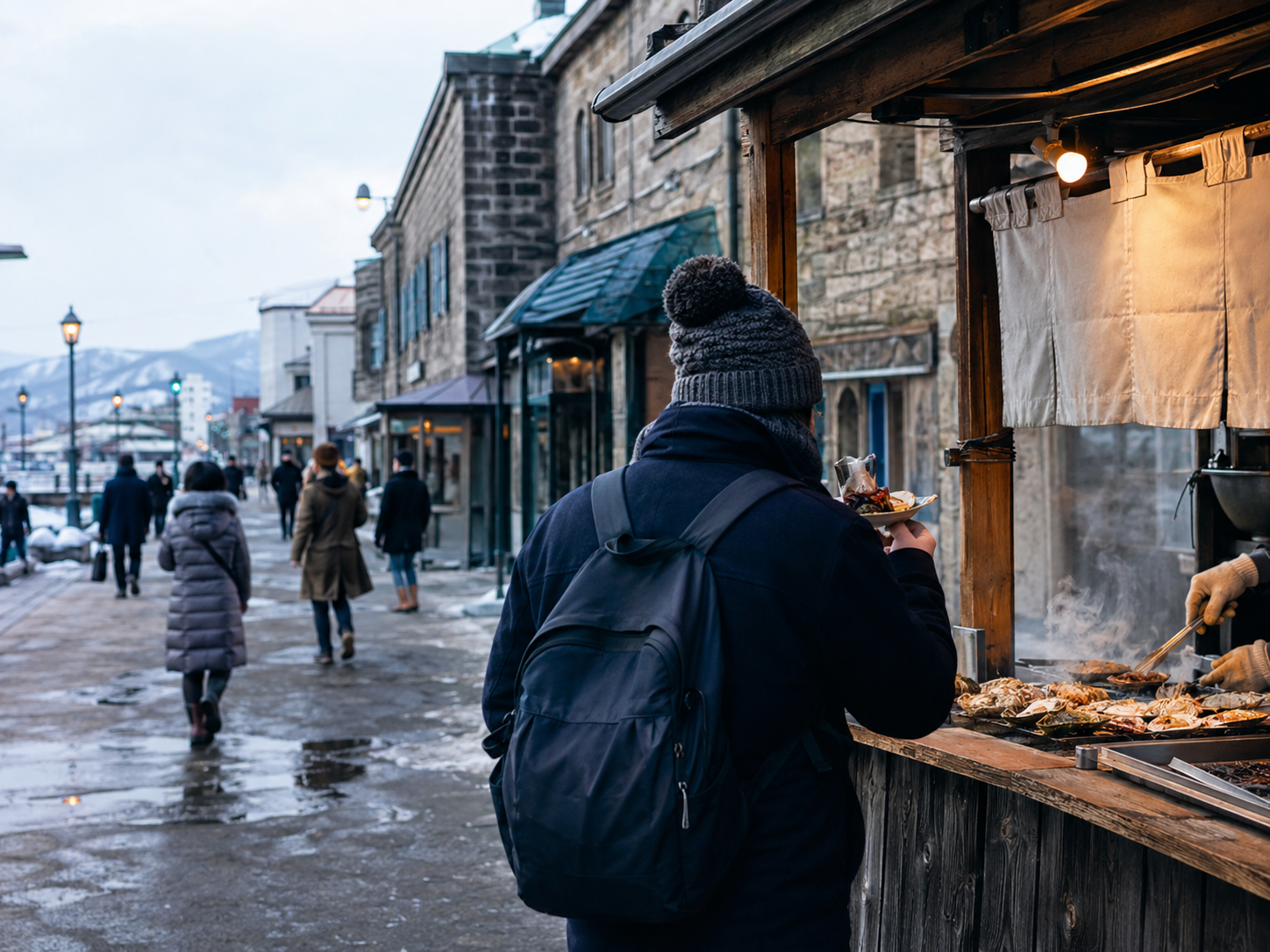 HOK-JOURNEY-01 · Sapporo/Otaru city life and food — 4:3